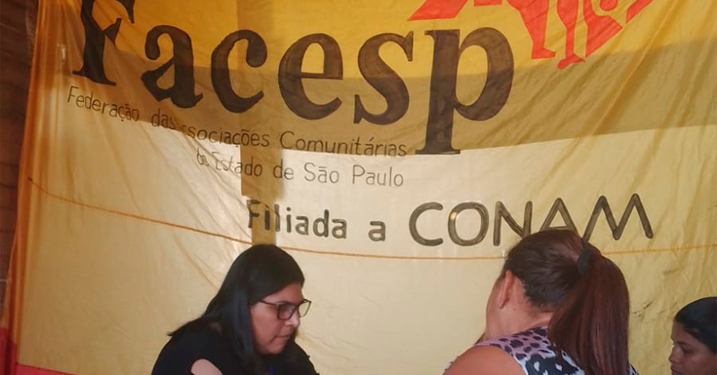 Associação de Moradores Vila Dandara e FACESP acompanham cadastro do Bolsa Aluguel de seus moradores