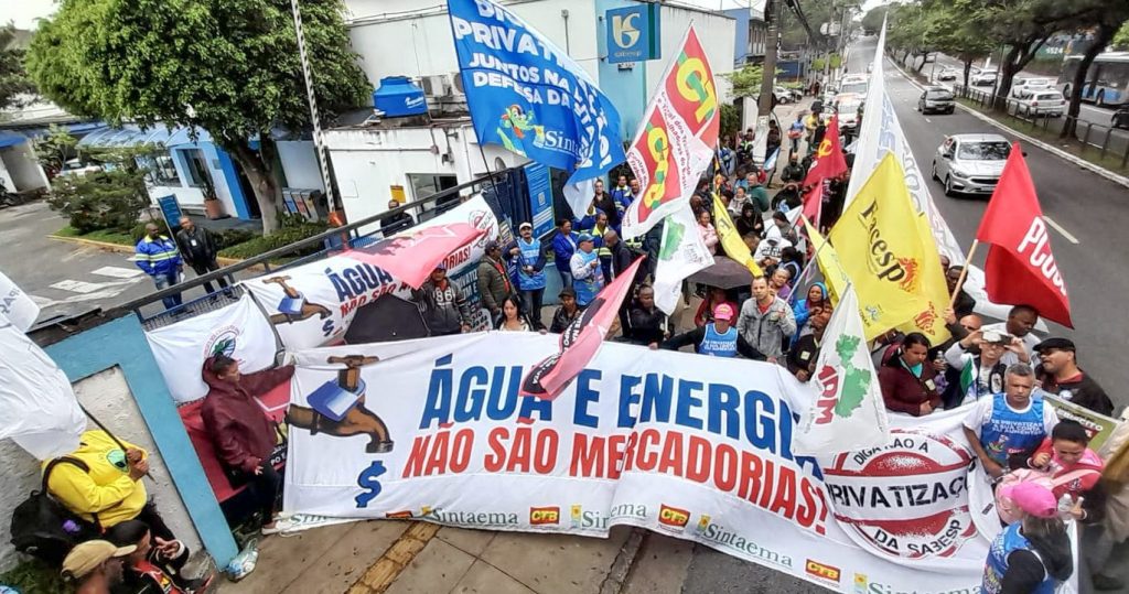 Fórum de entidades da Sabesp luta contra privatização - Agência Sindical