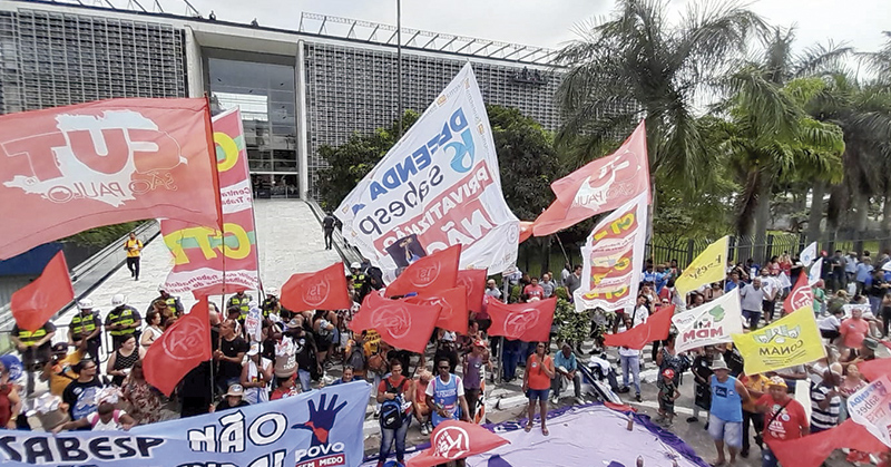 FACESP mobiliza comunitários para protesto na ALESP contra a privatização da SABESP