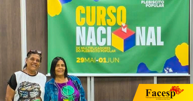 Plebiscito Popular promove curso nacional para lideranças de movimentos sociais em Praia Grande