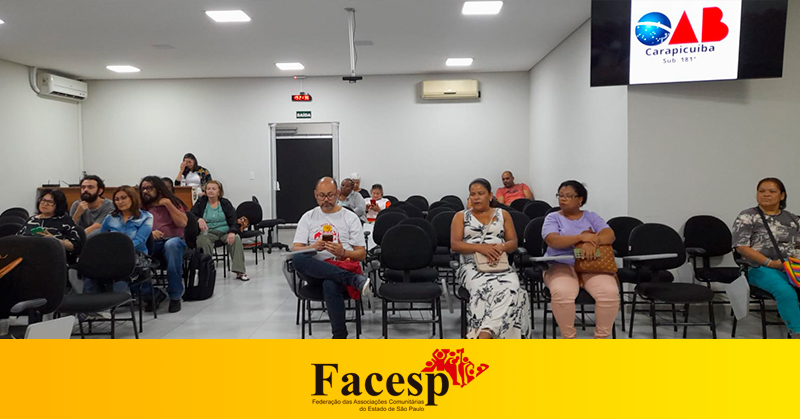 FACESP presente Seminário sobre Moradia e Organização Social em Carapicuíba