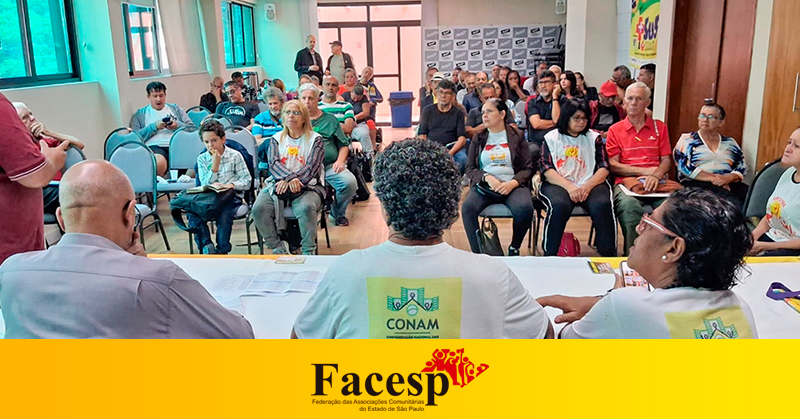 Plenária Estadual da FACESP reúne 21 cidades para discutir os desafios de 2026 e o fortalecimento do Movimento Comunitário